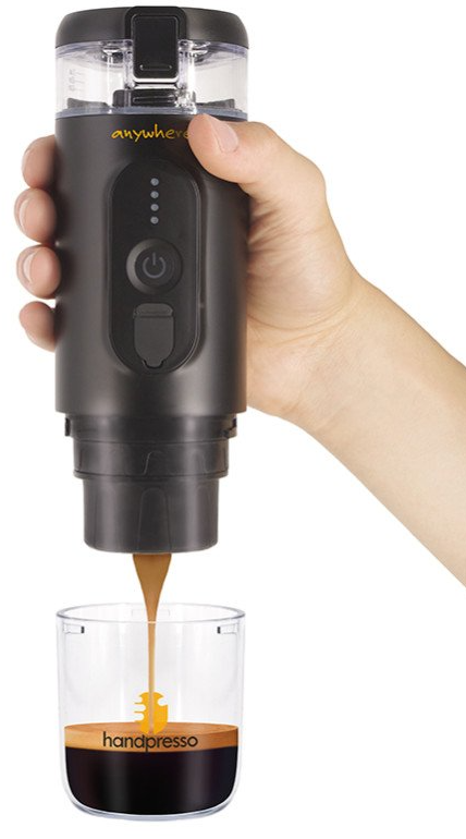 Портативна акумуляторна кавоварка Handpresso E-Presso 21700 Чорна, фото №2