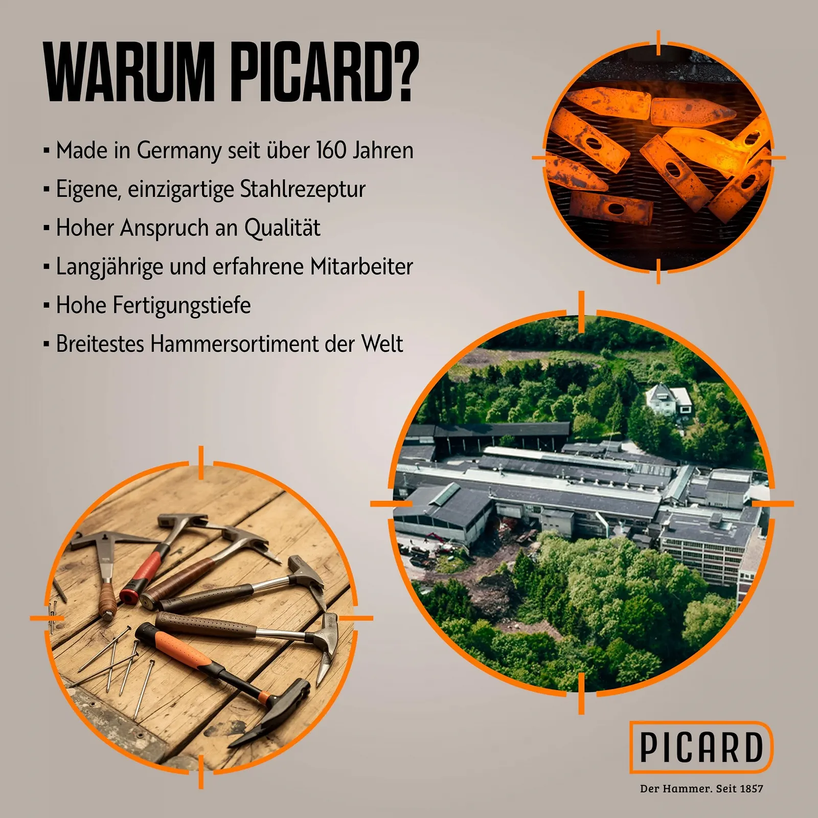 Молоток кровельщика Picard AluTec 1095 780 г 405 мм, фото №5