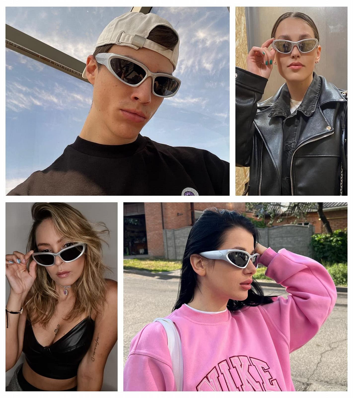 Солнцезащитные очки Long Keeper Y2k Ретро UV400, фото №6