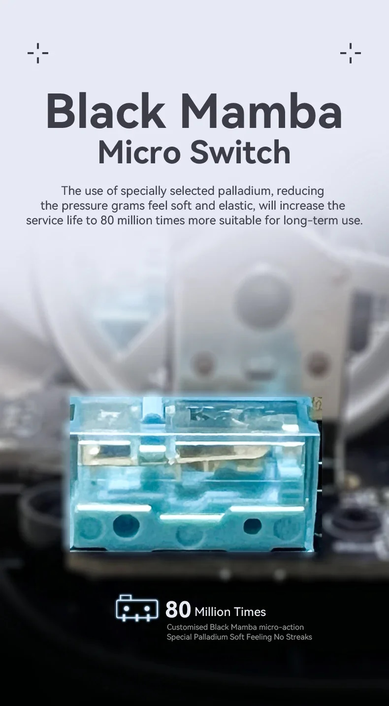 Миша Attack Shark X3 Rose PAW3395 Pixart Black Mamba BT5.2, фото №9 Миша Attack Shark X3 Rose PAW3395 Pixart Black Mamba BT5.2, фото №9