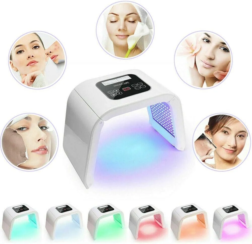 Лампа для LED терапії 7 кольорів PDT Photon Therapy Light Therapy для догляду за шкірою PDT Skincare Machine, фото №2