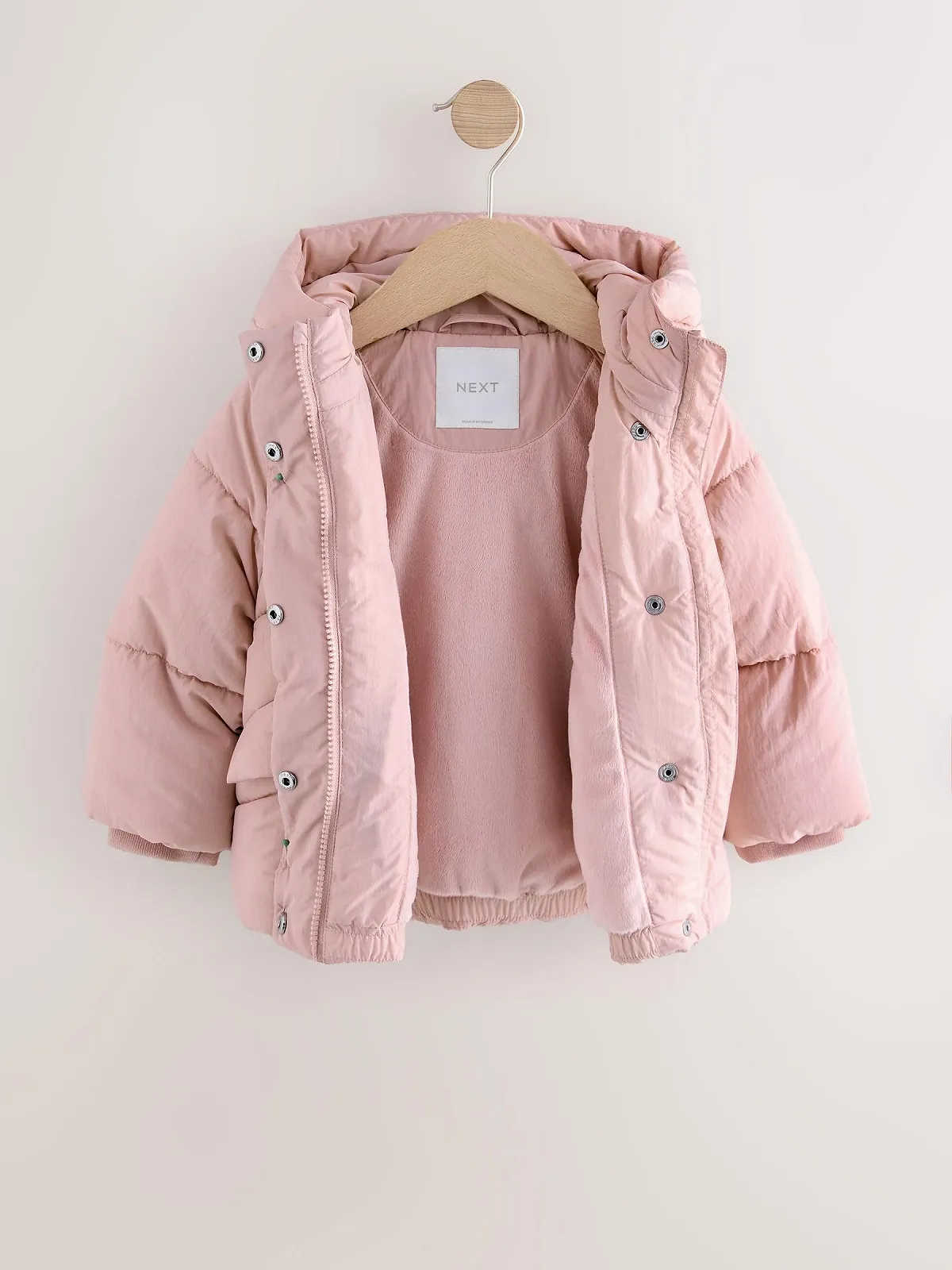 Дівчинка Пальто стьобане водовідштовхувальне Next з підкладкою зі штучного хутра, фото №3