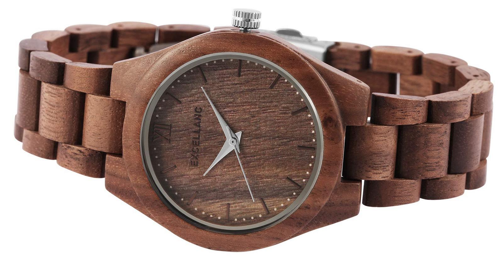 Часы женские Excellanc Деревянный браслет 1800157 Кварцевый Аналоговый, фото №2