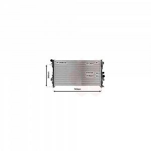 Радиатор охлаждения двигателя VAN WEZEL 30002356 для MERCEDES-BENZ - Фото 1