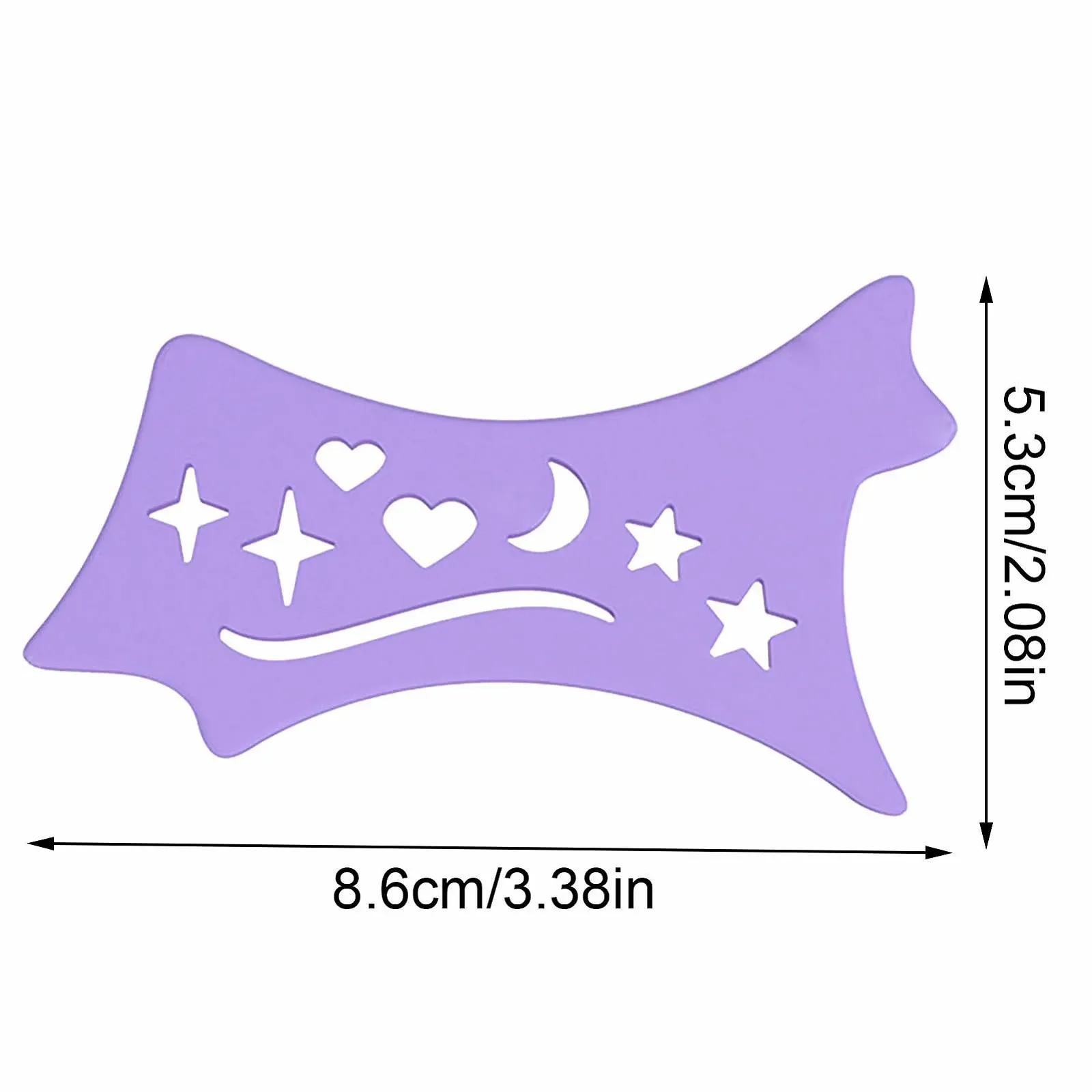 Шаблон для тіней та підводки Jomewory, Силіконовий, фото №5