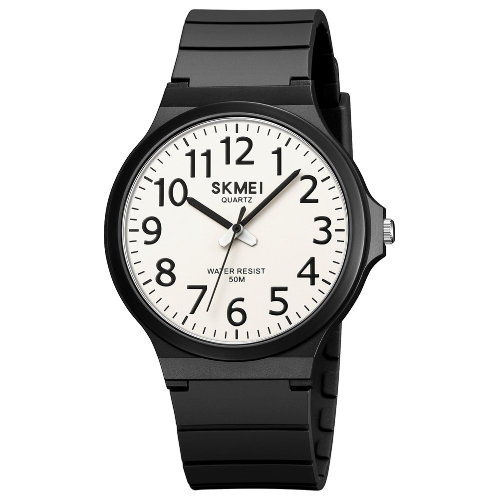 Годинник Skmei 2108BKWT-AC Чорний Білий, фото №1
