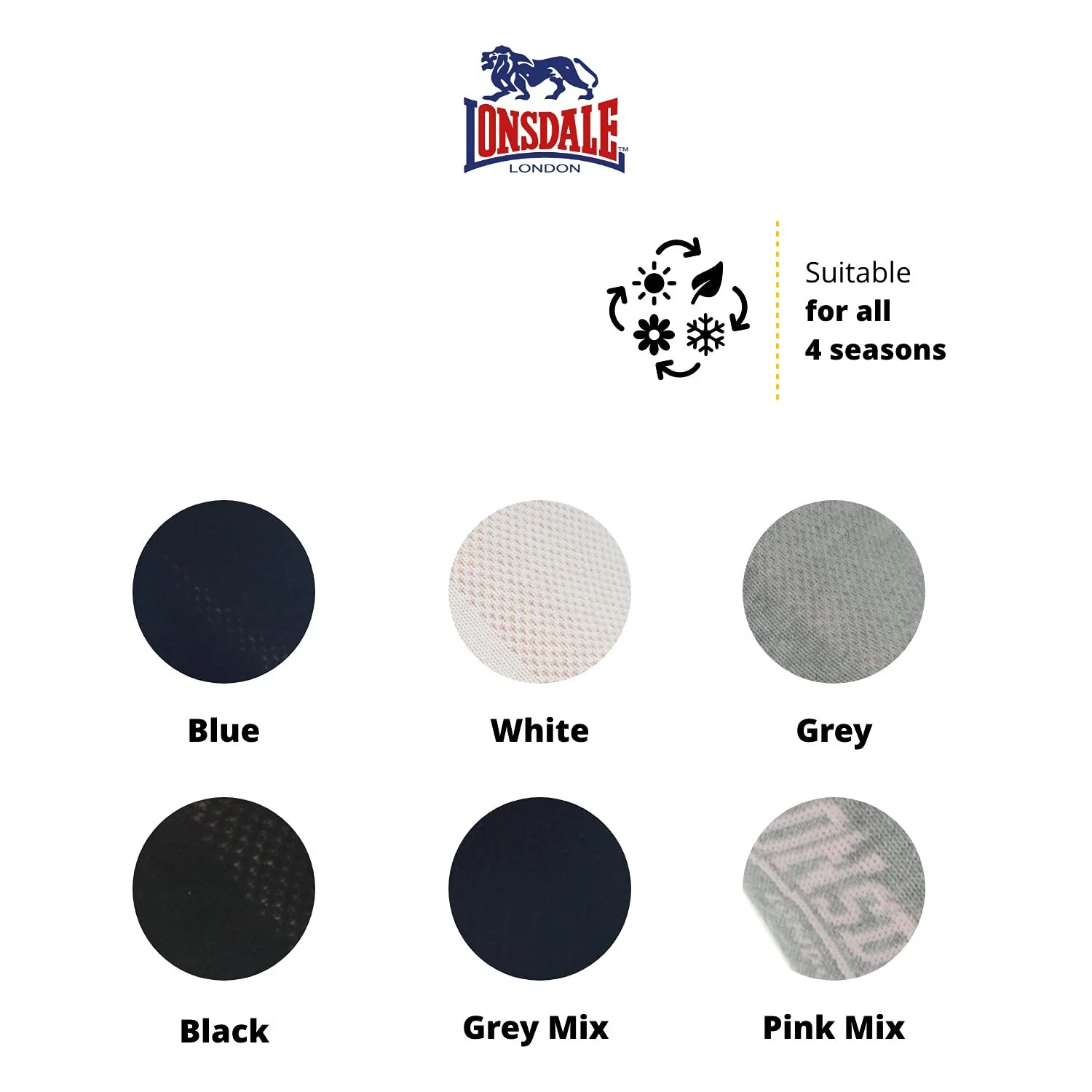 Носки Lonsdale Invisible Fresh Хлопок 6 пар, фото №4