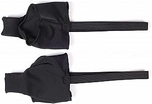 Выпрямитель для большого пальца ноги MUSUMI, разделитель, корректор вальгусной деформации, защитная накладка, ортопедический для мужчин и женщин (Черный, S) - Фото 1