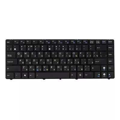 Клавиатура ноутбука PowerPlant ASUS A42,K42,N82 черный,черный (KB310807), фото №1
