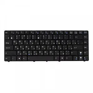 Клавиатура ноутбука PowerPlant ASUS A42,K42,N82 черный,черный (KB310807) - Фото 1