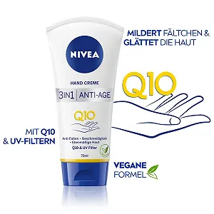 Крем для рук NIVEA 3-в-1 Anti-Age Q10 Характеристики 75 мл synthetic.ua - Фото 1