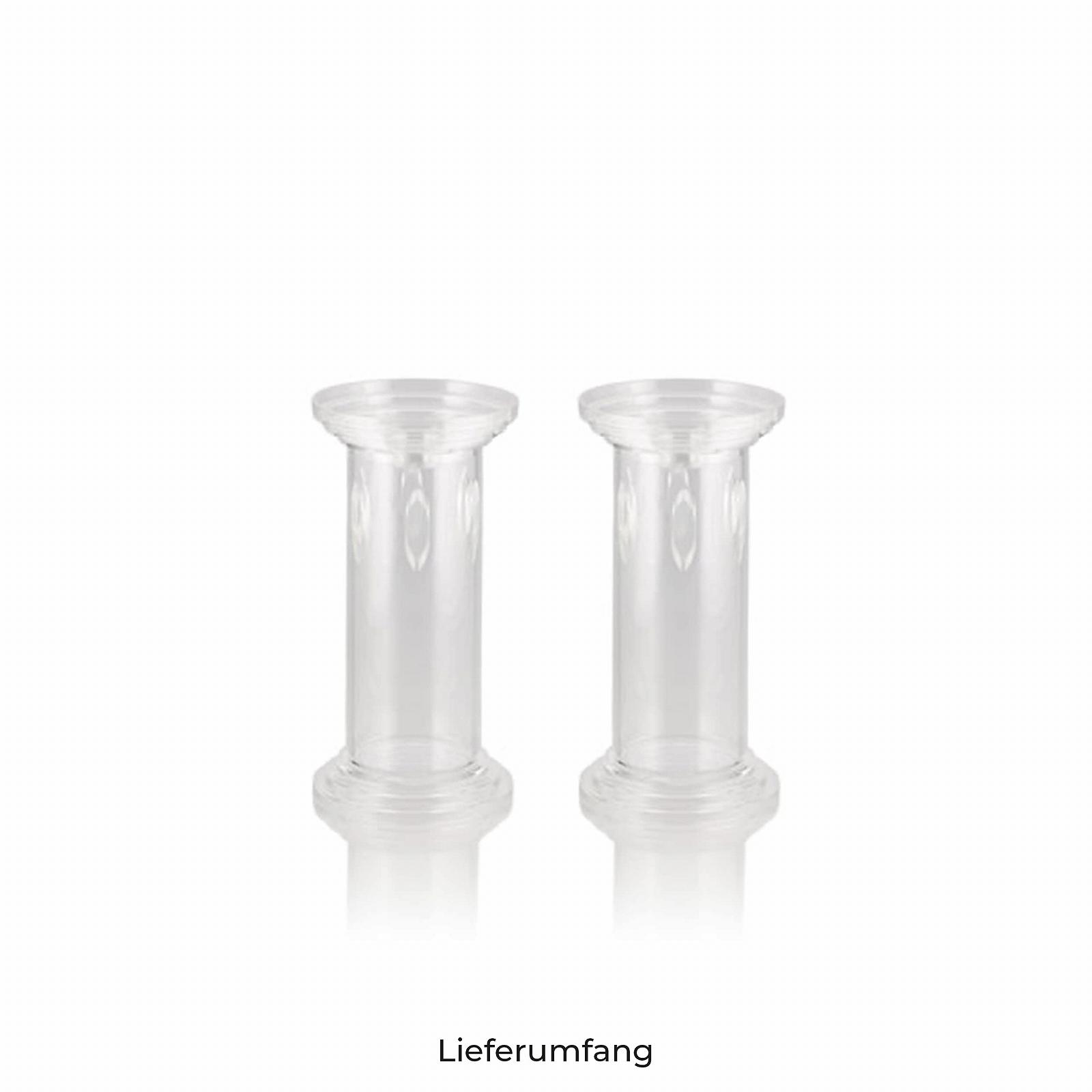 Подсвечник Velou Акриловое стекло Средний набор прозрачный, фото №2