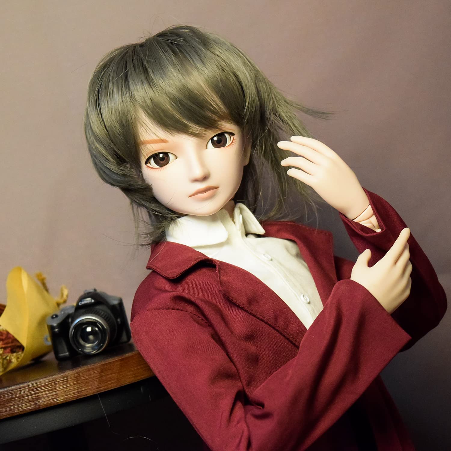 Кукла EVA BJD 1/3 Мужская BJD 60 см 20 Шарнирная Механическая Артикулированная Кукла с Полным Набором Аксессуаров и Макияжем (Первое Издание), фото №7