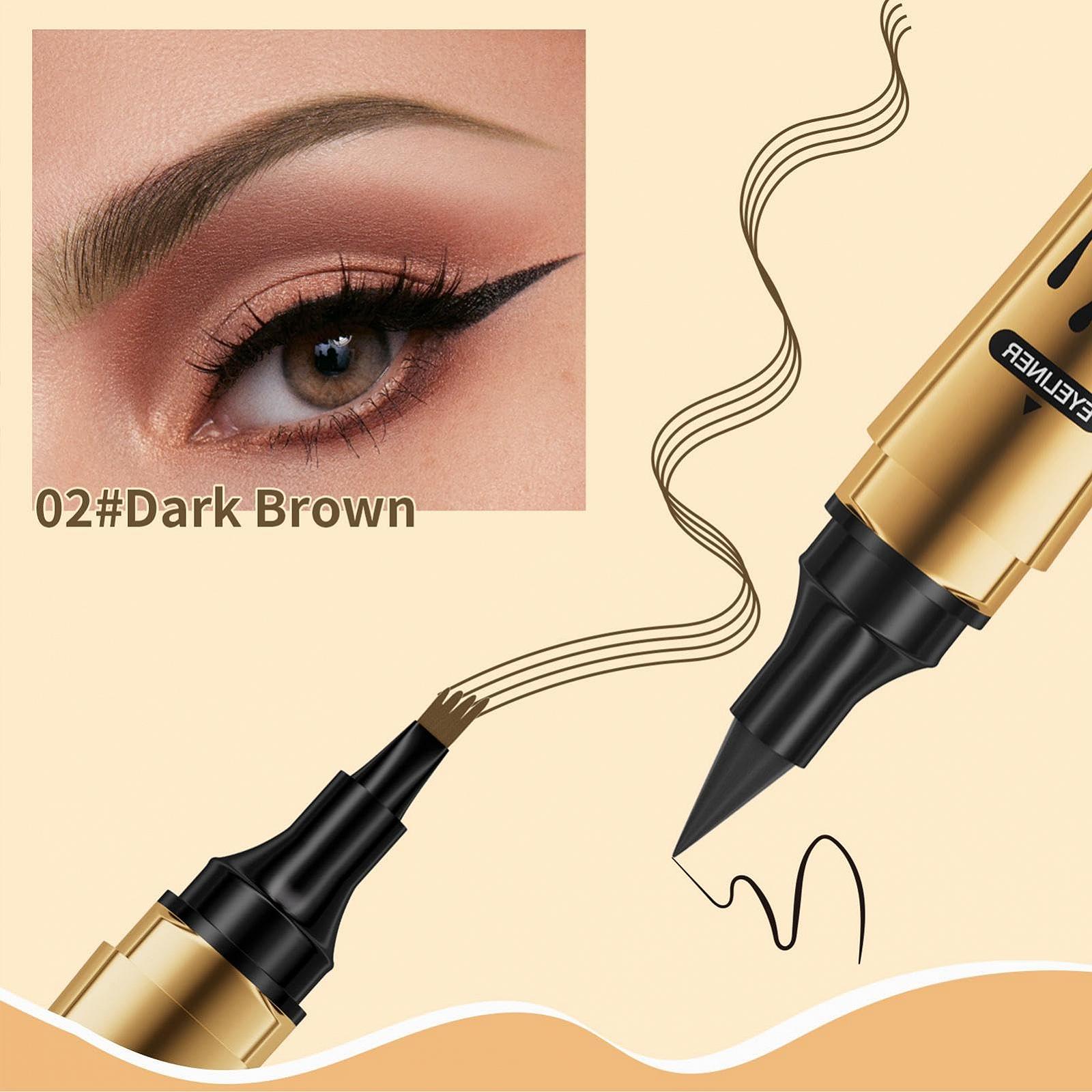 Олівець для брів Microblading 2-в-1 з 4-зубцевим наконечником, фото №7