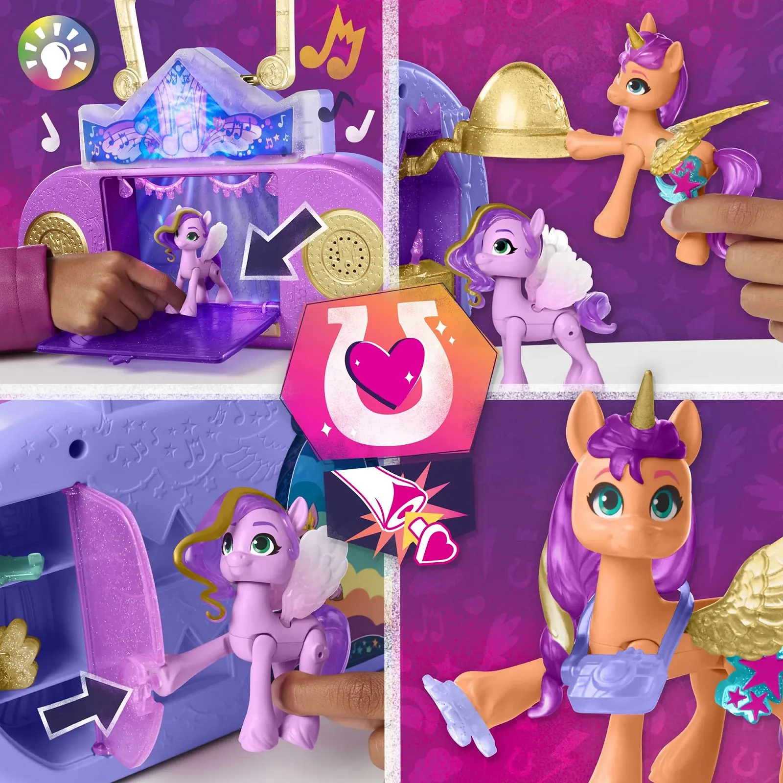 Игровой набор My Little Pony Sparkle Musical Mane Melody Radio Свет Звук 3 Фигурки для детей от 5 лет, фото №5 Игровой набор My Little Pony Sparkle Musical Mane Melody Radio Свет Звук 3 Фигурки для детей от 5 лет, фото №5