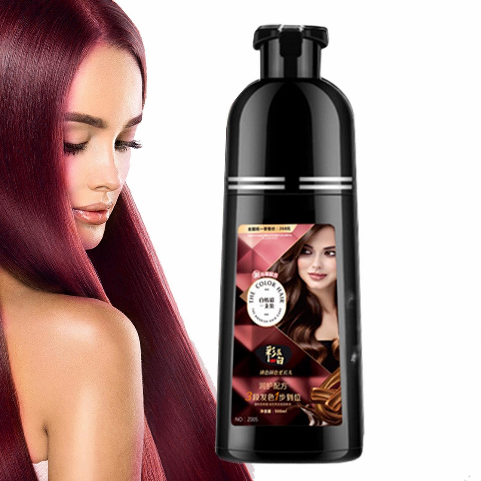 Барвник для волосся Shampoo Natural Hair Dye 450 мл, фото №7
