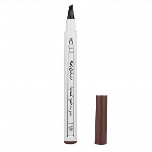 Купить Жидкий карандаш для бровей с четырьмя вилками 1# тёмно-коричневый цвет мокко - Фото 1 Жидкий карандаш для бровей с четырьмя вилками 1# тёмно-коричневый цвет мокко - Фото 1