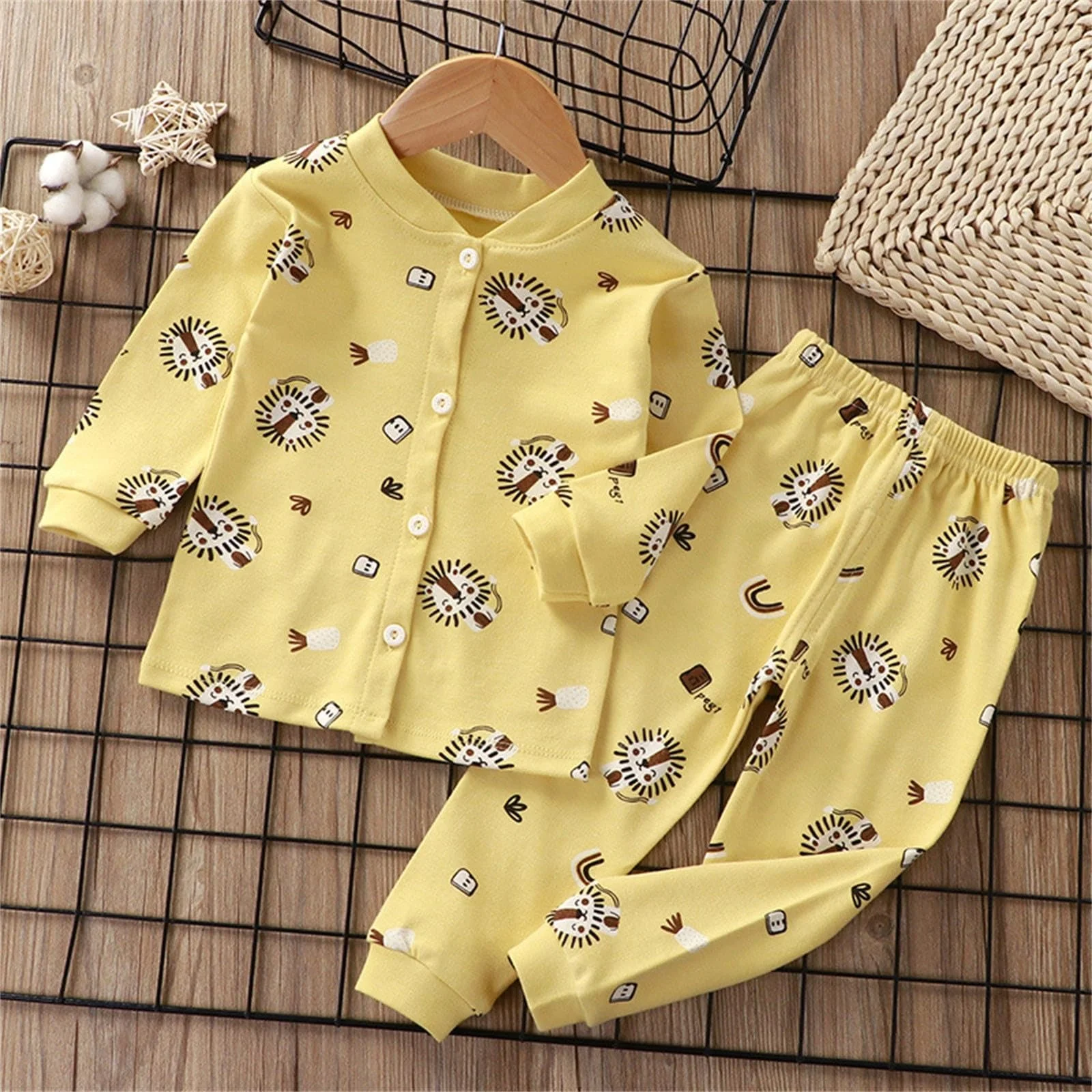 Дитячий флісовий піжамний набір Теплий Унісекс, фото №2