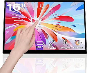 Монітор портативний сенсорний 16" Akntzcs HD-160 Full HD IPS 60 Гц - Фото 1