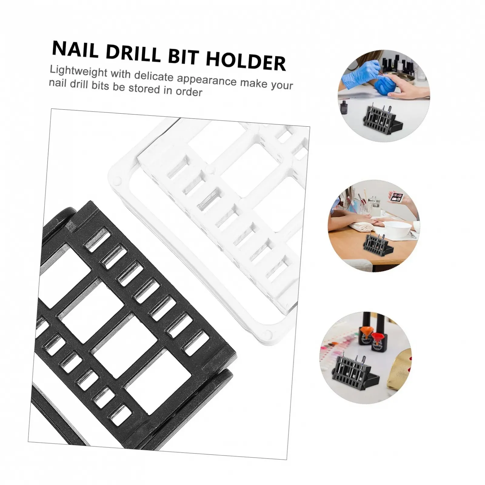 Подставка OATIPHO для маникюрного дриля, 2 шт., держатель для хранения, фото №7