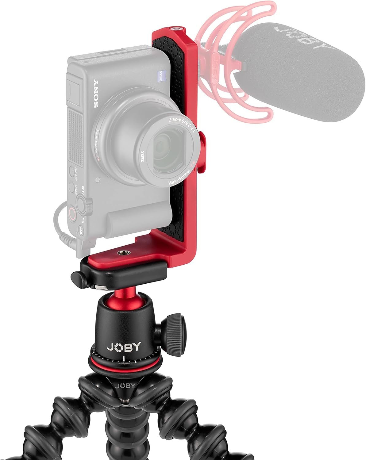 Штатив Joby GorillaPod 3K Vert Kit Чорний-Червоний (JB01829-BWK), фото №2