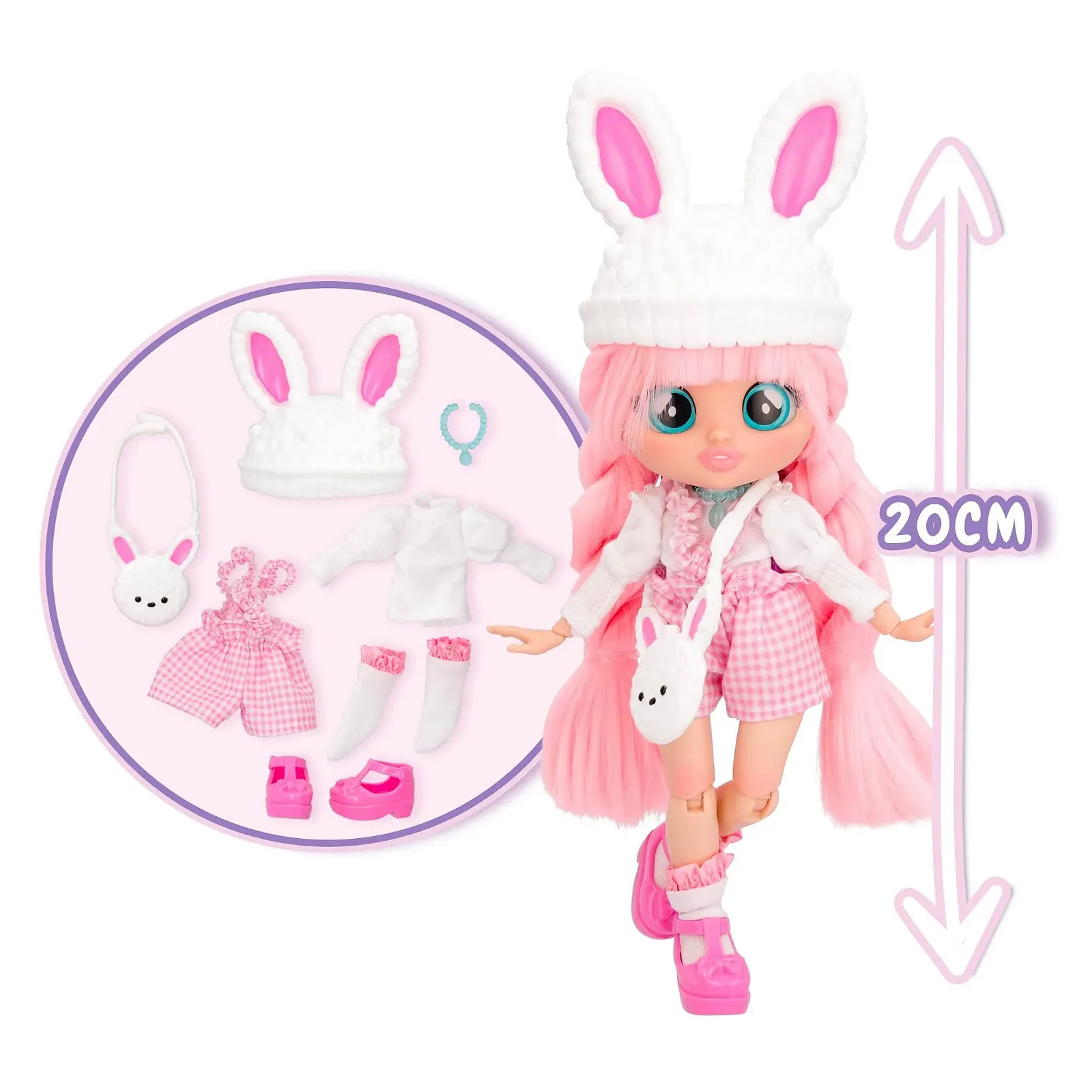 Ляльки BFF Cry Babies 904316 Coney Модні Multi-Colour 7.8 дюймів, фото №6