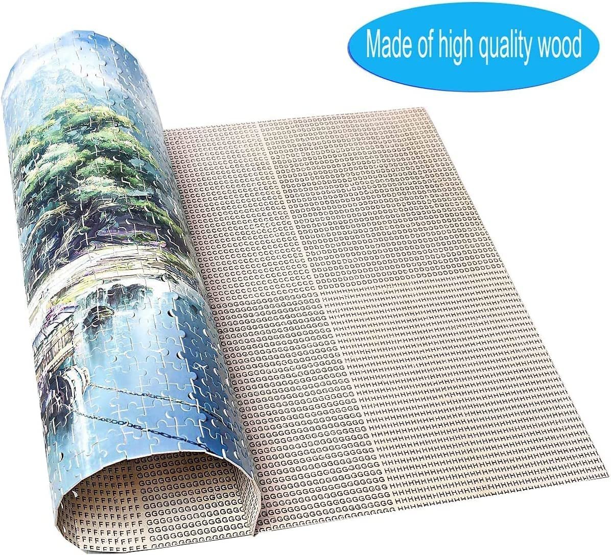 Пазл деревянный Bookshelf Channel 1000 деталей 75 x 50 см, фото №6