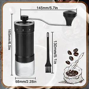 Ручна кавомолка NCTNCX з керамічним конусом високої точності, регульована, для дому, вулиці та кемпінгу ціна на synthetic.ua - Фото 1 Ручна кавомолка NCTNCX з керамічним конусом високої точності, регульована, для дому, вулиці та кемпінгу synthetic.ua - Фото 1