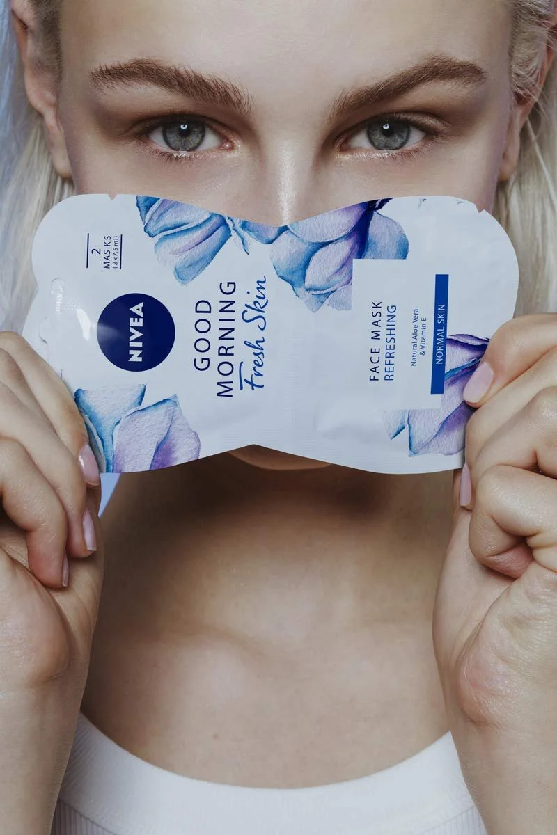 Маска для обличчя NIVEA Good Morning Fresh Skin Refreshing з алое вера та вітаміном Е, 24 шт, фото №6