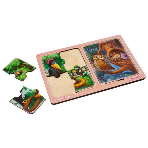 Пазлы в рамке Вороны и совы [tsi192802-TSI], фото №2