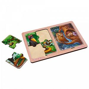 Пазлы в рамке Вороны и совы [tsi192802-TSI] synthetic.ua - Фото 1