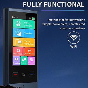 Пристрій Голосовий Перекладач 138 Мов Онлайн, 15 Мов Офлайн, Двосторонній Миттєвий Розумний synthetic.ua - Фото 1