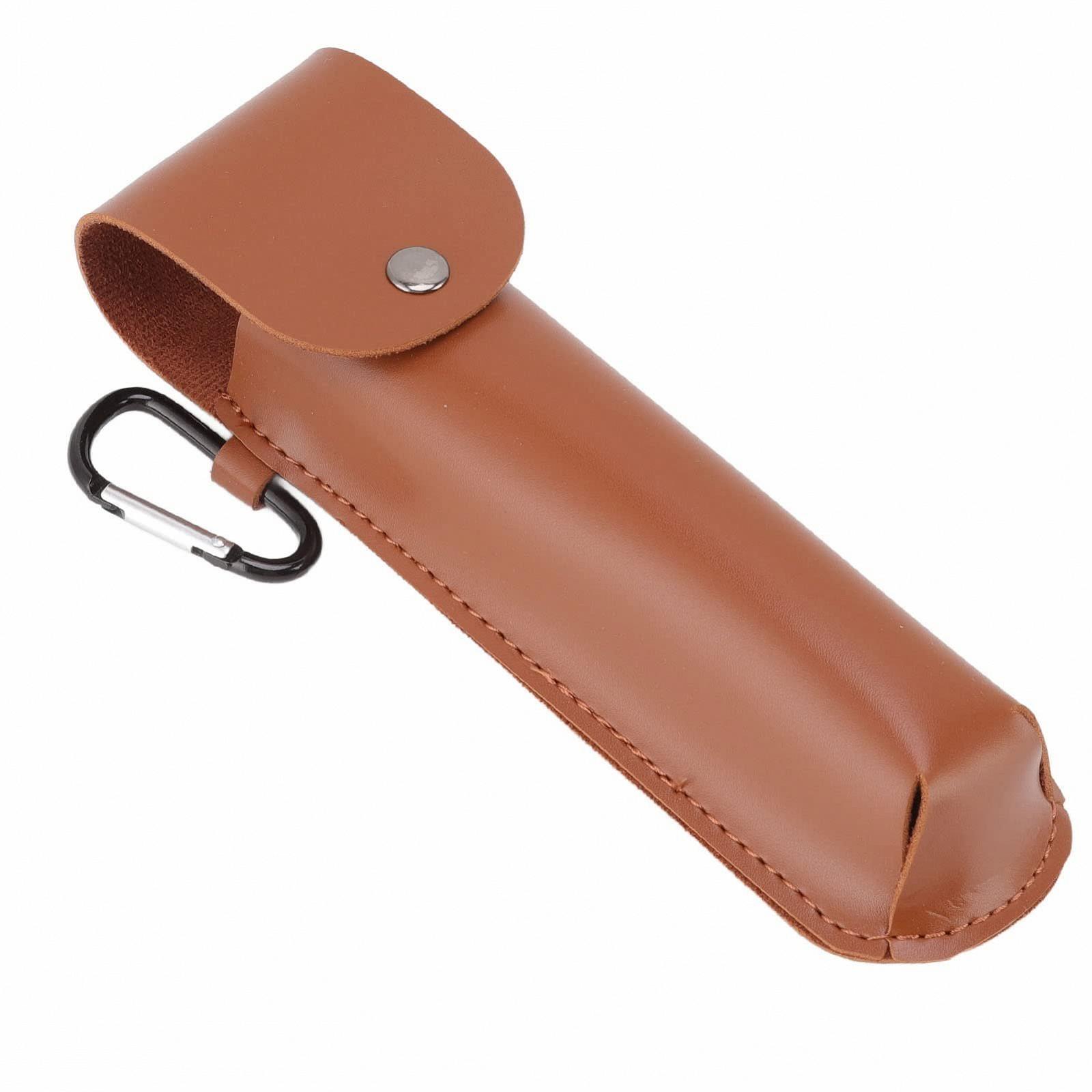 Ручний бурав Survival Settler Tool Bushcraft, багатофункціональний інструмент для виживання на відкритому повітрі з нержавіючої сталі, інструмент для пробивання отворів зі шкіряним чохлом, інструмент для кемпінгу (коричневий), фото №7