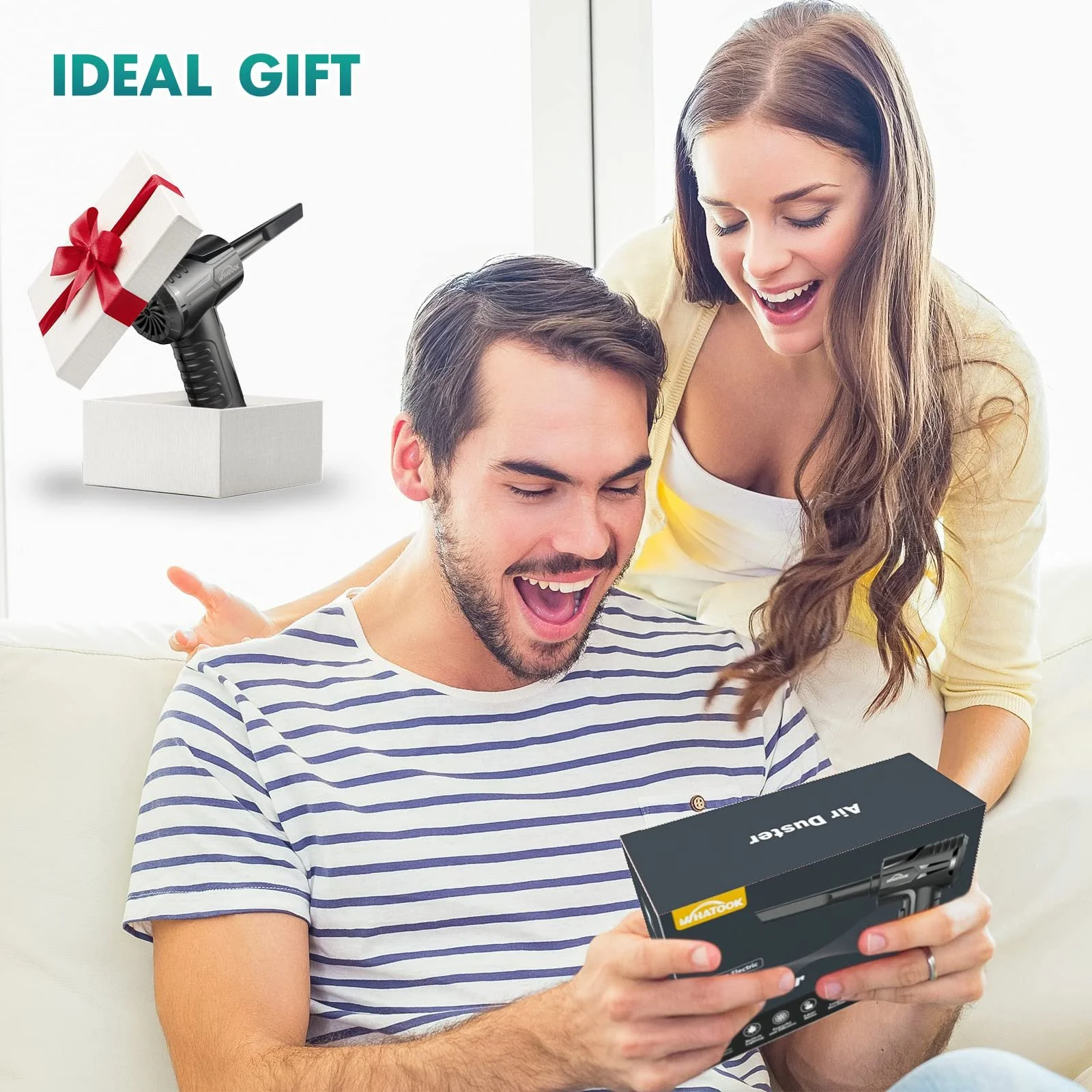 Электрический очиститель воздуха 3-скоростной 100,000 RPM 7600 mAh Набор, фото №7 Электрический очиститель воздуха 3-скоростной 100,000 RPM 7600 mAh Набор, фото №7