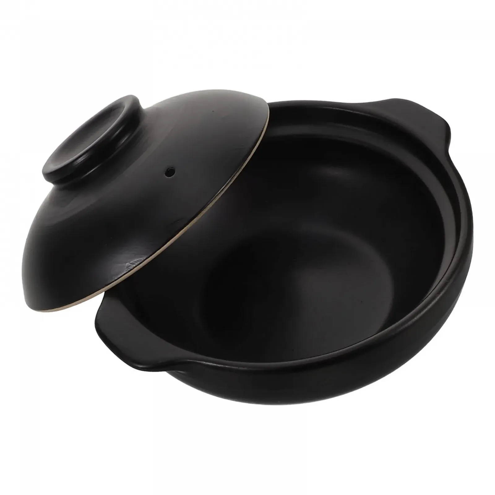 Горщик для приготування термічно стійкий з кришкою керамічний для відкритого вогню, фото №1 Горщик для приготування термічно стійкий з кришкою керамічний для відкритого вогню, фото №1