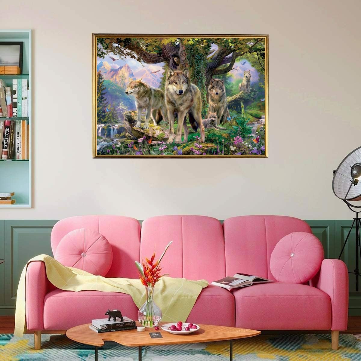 Пазл Wolves in the Forest 1000 деталей 70 x 50 см, фото №2 Пазл Wolves in the Forest 1000 деталей 70 x 50 см, фото №2