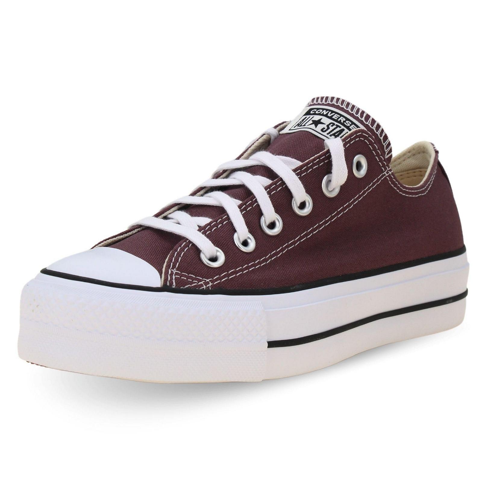 Кеды Converse Chuck Taylor All Star Lift OX Chucks 561681C Черные/Белые, фото №1