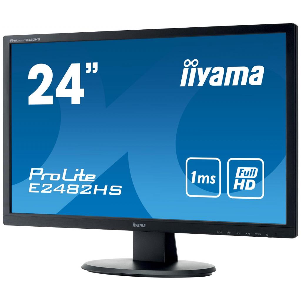 Монитор Iiyama ProLite LED 24" Full HD E2482HS-B1, фото №3
