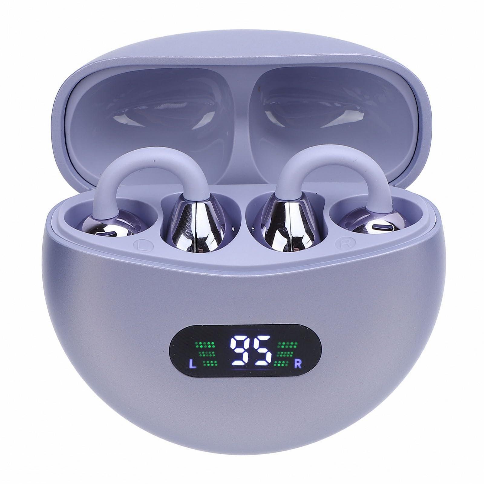 Навушники-перекладачі Bluetooth 5.4 Бездротові з шумозаглушенням Фіолетові, фото №8