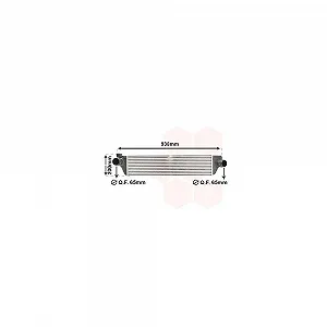 Інтеркулер VAN WEZEL 43004498 для RENAULT - Фото 1