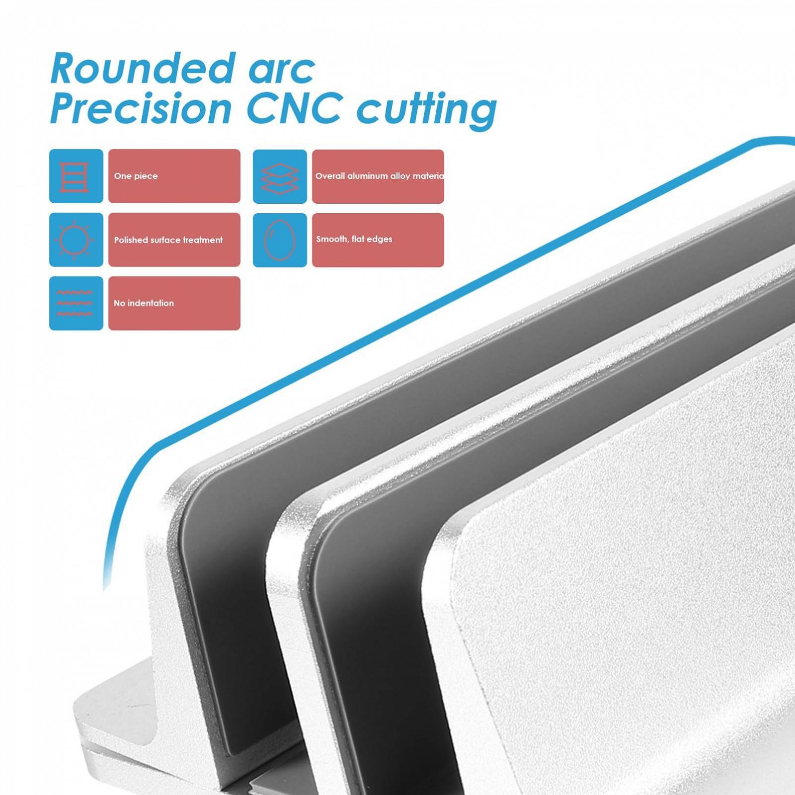 Підставка Вертикальна TEHAUX Алюмінієва для ноутбука, фото №5 Підставка Вертикальна TEHAUX Алюмінієва для ноутбука, фото №5