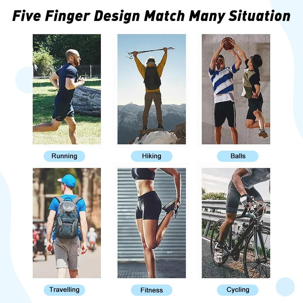 Шкарпетки з пальцями, 8 пар (36-41), фото №7