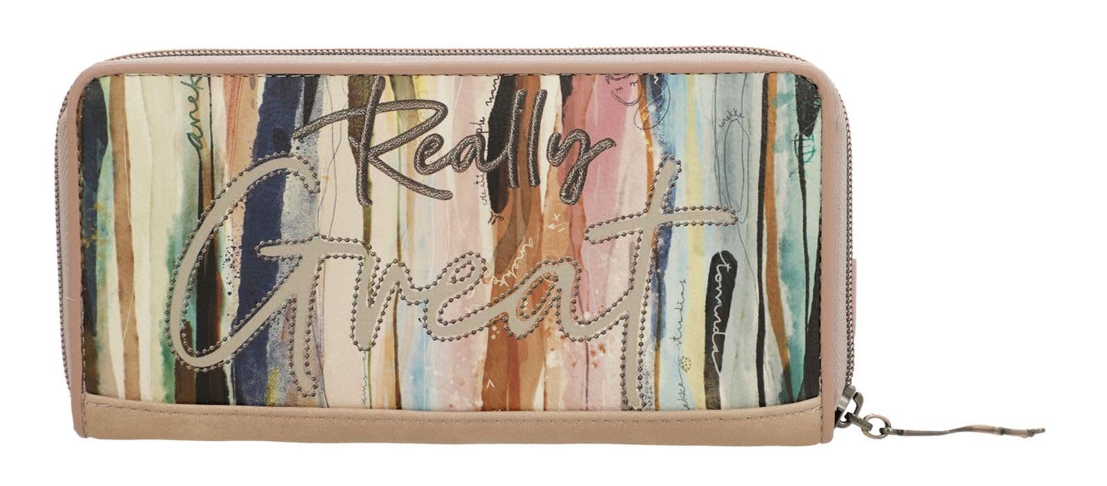 Кошелек Anekke Hollywood Studio RFID XL Nude, бежевый, RFID кошелек, фото №7