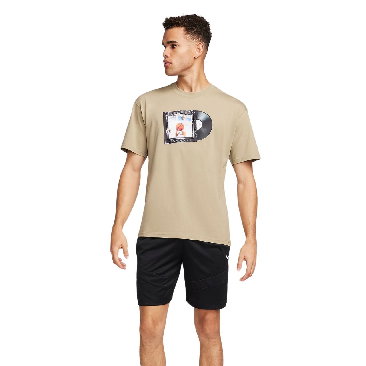 Футболка Nike Basketball Tee S Коричневый, фото №4