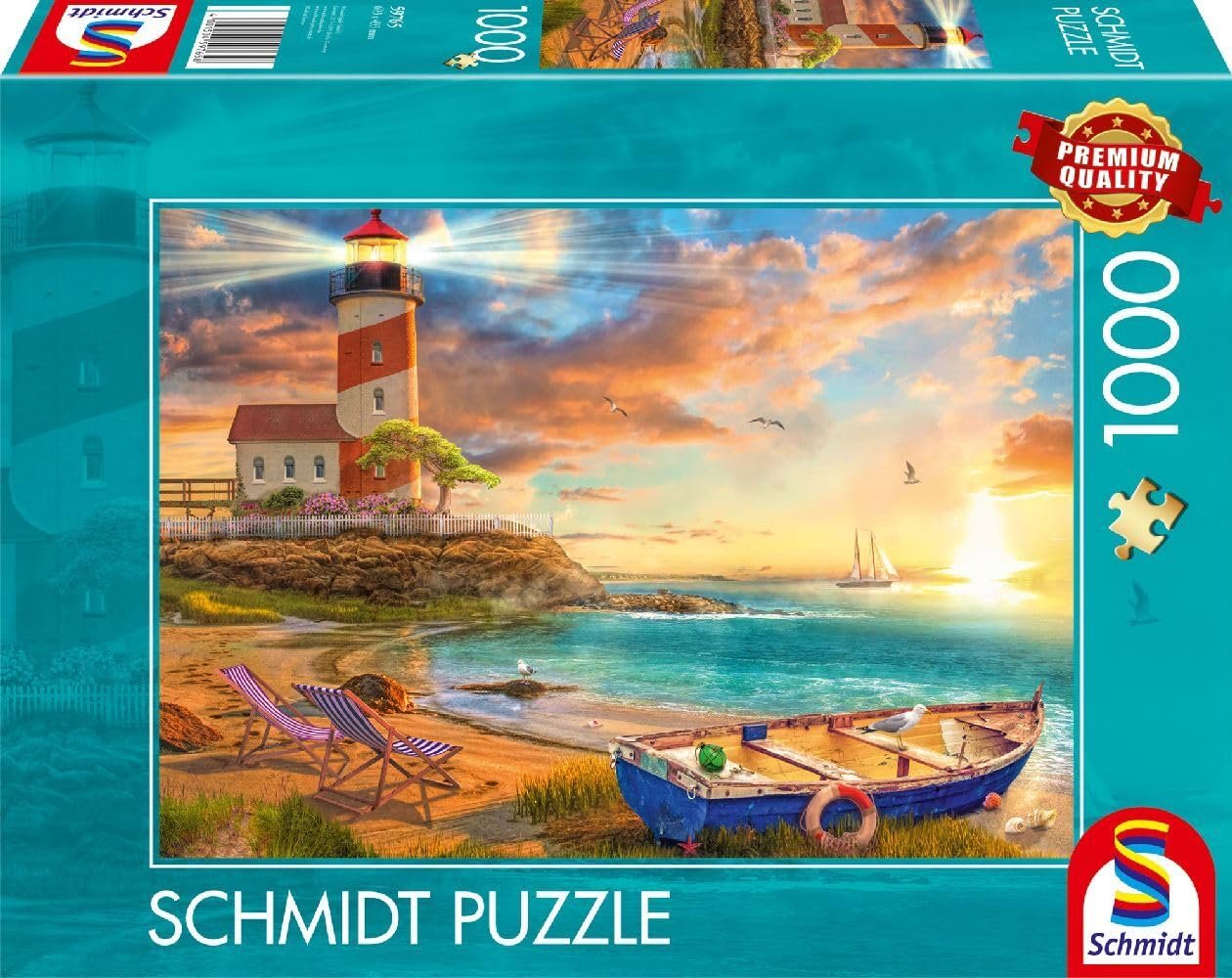 Пазл Schmidt Spiele 59765 Sunset in Lighthouse Bay 1000 элементов, фото №1