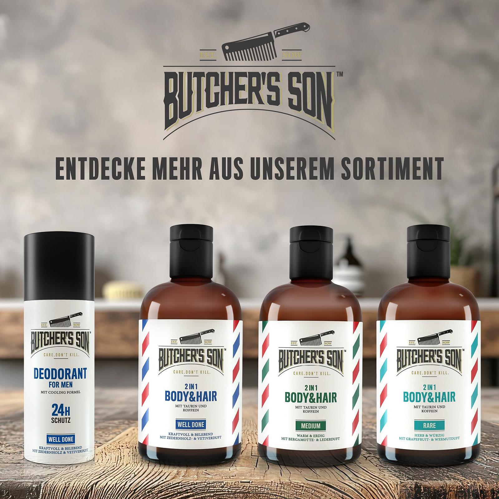 Гель для душа 2-в-1 для тела и волос Butcher's Son Rare Sensitive Сандаловое дерево 420 мл, фото №3