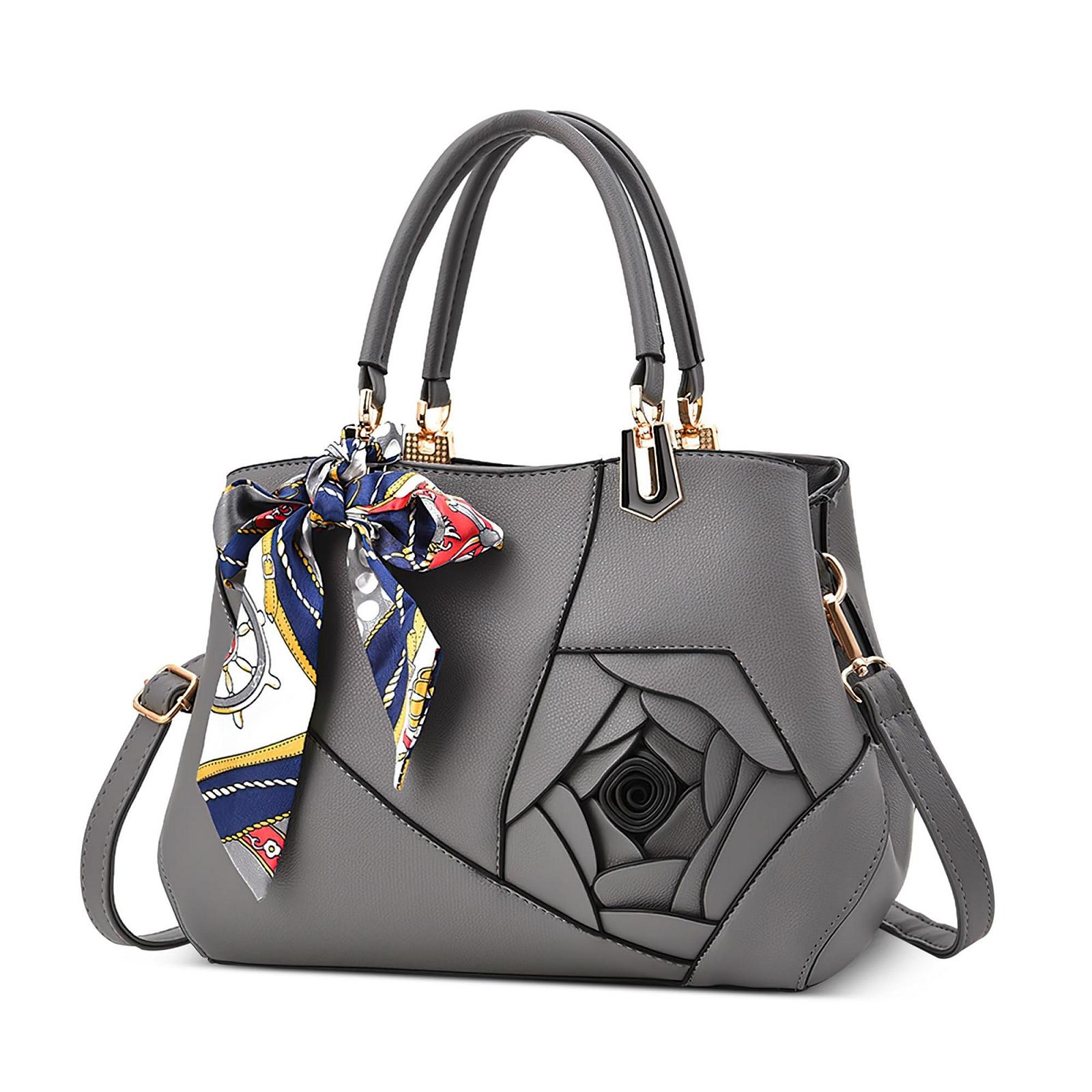 Сумка DORRISO с ручкой сверху, серая, L, фото №1