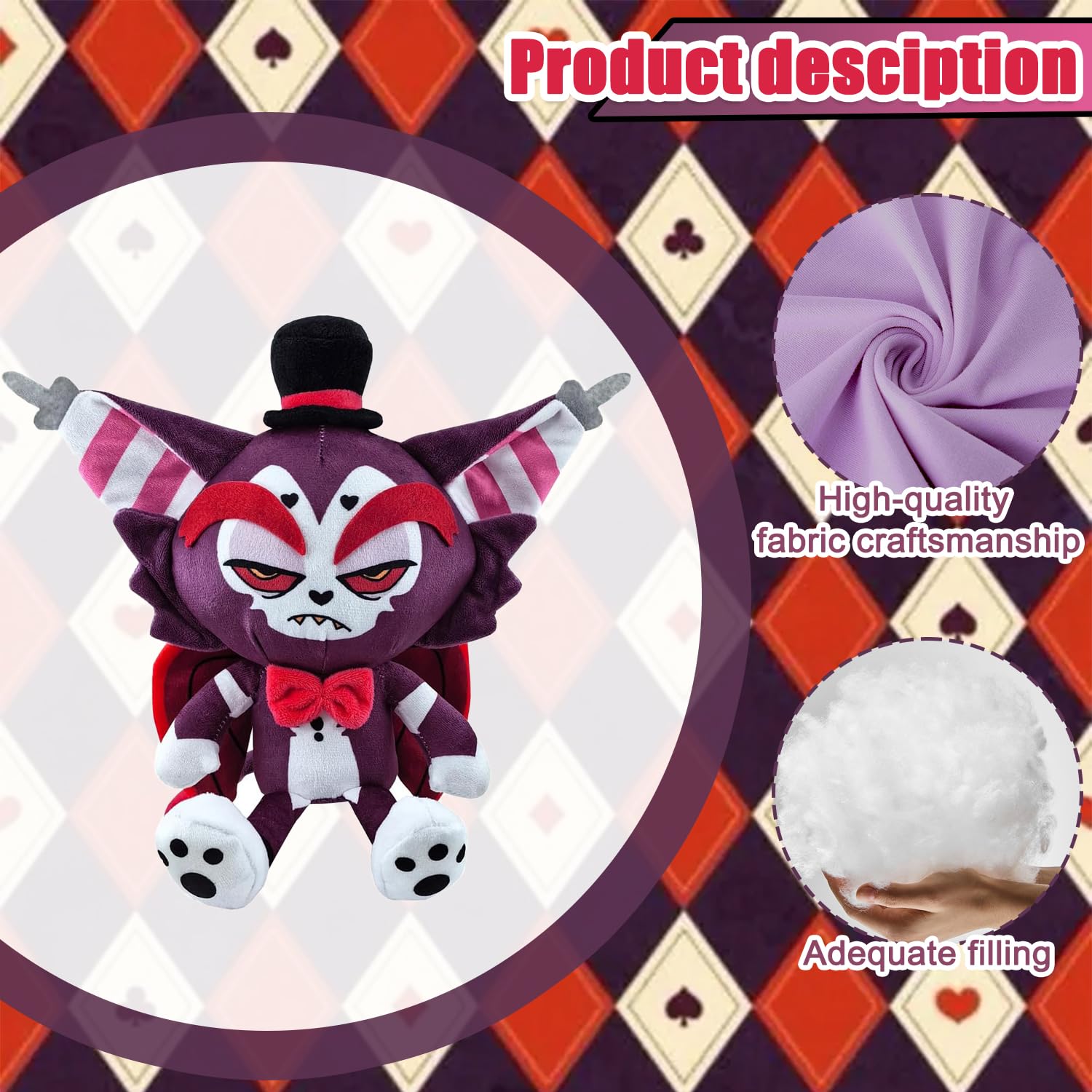Кукла Hazbin Hotel Plush, фото №3