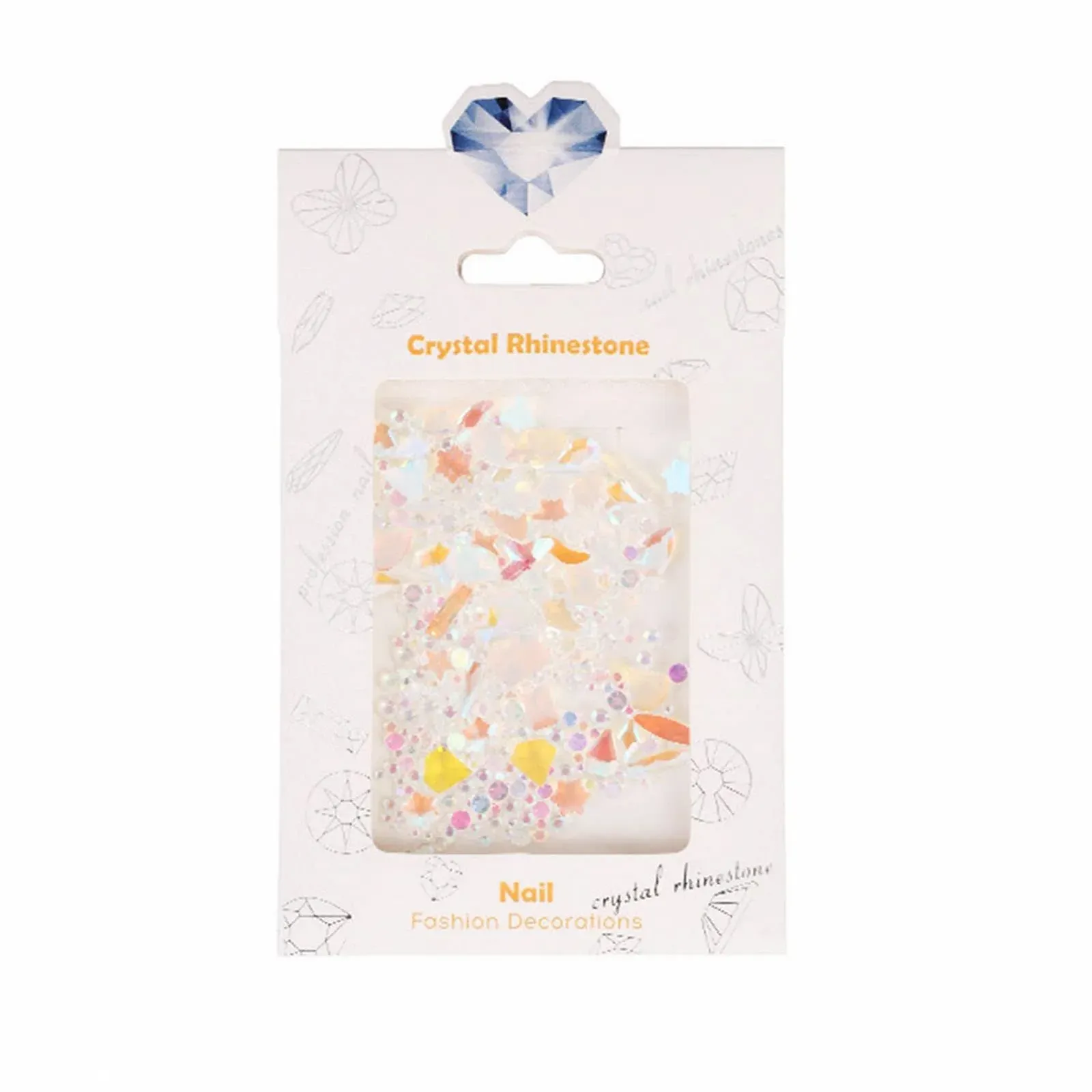 Прикраса для нігтів Різні Кольори, Скляні, Ювелірні, Прозорі, фото №1 Прикраса для нігтів Різні Кольори, Скляні, Ювелірні, Прозорі, фото №1