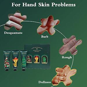 Крем для рук Набор Мини Кремы для рук Увлажняющий крем Ухаживающий крем Рождественский ухаживающий крем Растительный аромат Крем для ухода за руками для сухой, шершавой, потрескавшейся кожи рук Подарочный набор для женщин, подруги, мамы (C2) synthetic.ua - Фото 1